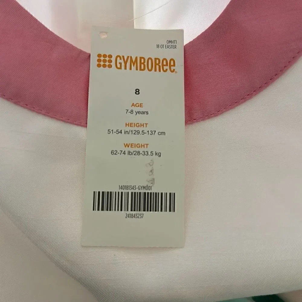 Gymboree Satin Sleeveless Pastel Striped Easter Dress Size 8 NEW Pink Purple